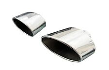 2x Endrohre für Audi RS3 RS4 RS5 RS6 groß oval 180x120mm