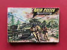 ROCO PEETZY Panzer TYPEN KATALOG 60 RC Militaria WW 1 2 WK I II Set OVP Box 1968