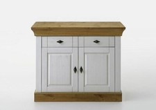 Massivholz Kommode 2farbig