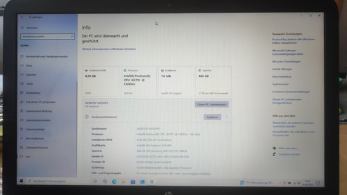 Notebook 8gb ram 456gb - ram, /