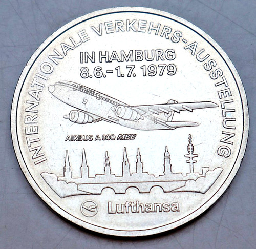 Medaille iva 1979 - medaille, lufthansa