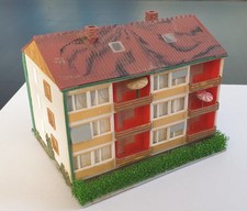 H0, 1/87, Kibri, Mehrfamilien Wohnhaus, 70er Jahre ,gut gebaut