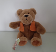 Der Kleine Rabe Socke Bär Eddi alte Version mit Etikett Nici Plüschtier sitzend