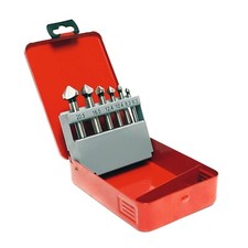 HSS Senker Satz 6,3 bis 20,5 mm 6-teilig Kegelsenker Entgrater Metall