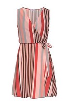 Kleid MyHailys rot schwarz rose weiß gestreift kurz Gr s L XL