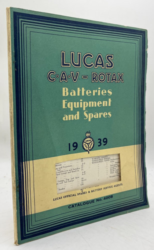 1939 lucas cav rotax - lucas, batterien