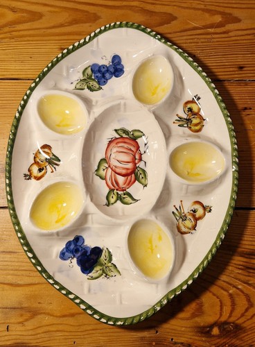Keramik eier teller - eier, platte