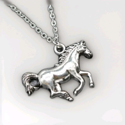 Silberne laufendes pferd - silberne,