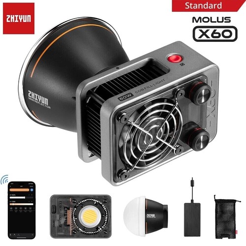 Zhiyun molus x60 60w color - 60w, bi-color