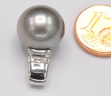 Weißgold Tahiti Perle groß