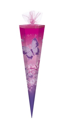 Schultüte zuckertüte - schultüte, /
