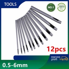 12pcs Leathercraft Stanzen Werkzeuge Leder Punch Set Leder Gürtellocher Werkzeug