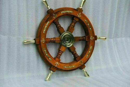 Braunes holzrad piraten - holzrad,