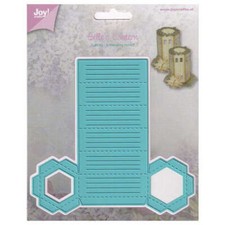 Laterne mit Streifen -