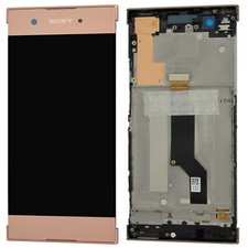 Original Sony Xperia XA1 | Komplettes LCD Display | Rosa | Bildschirm mit Rahmen