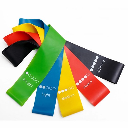 Colomax fitnessbänder 5er set - fitnessbänder,