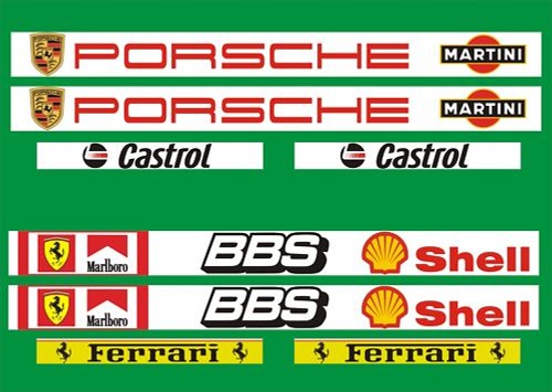 Slotcar aufkleber für carrera - slotcar,