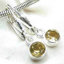 💝Ohrhänger Citrin 925