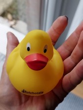 Quietscheente gelb Neu Solehotels (Harz/Werbegeschenk) Quietsche Ente Badeente