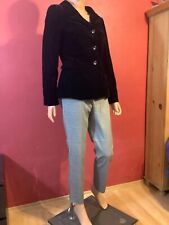 Virmani Blazer Samt schwarz Gr 36/38