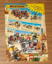 Seltene Werbung LEGO System Western 6769 Fort Avalon 6761 Goldmine 6745 1996