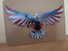 adler metall wanddeko amerika neu wanddeko dekoration geschenk 18 x 30 cm