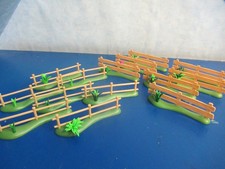 14  x Zaun mit Blumen zu 4207 6120 Bauernhof Forsthaus Playmobil 8806