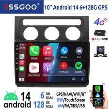 8-Kern DAB+ Android 14 Autoradio 6+128G Für VW Touran 1T1 1T2 1T3 2004-2008 Navi