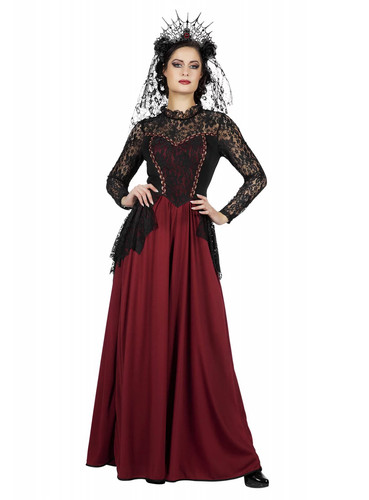 Gothic vampir lady kostüm - vampir,