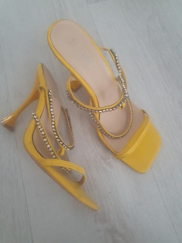 Pumps gelb mit glitzer - pumps, 39