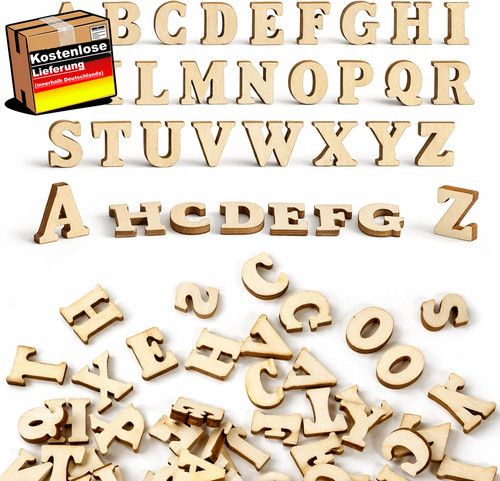 Holzbuchstaben set für - set, kinder
