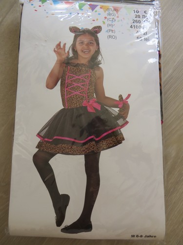 Leopard kleid kostüm fasching - kleid,