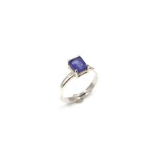 925 Silver Ring Blue Iolite