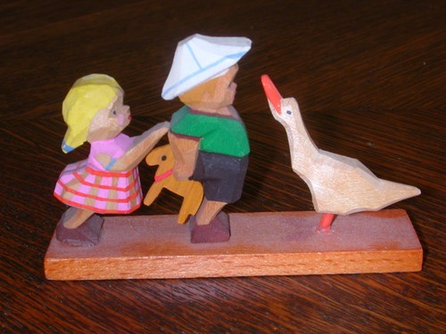 Alt mädchen junge und - und, gans