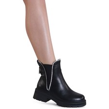 Damen Glitzer Chelsea Boots