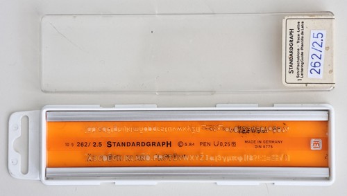 Standardgraph schriftschablone - standardgraph,