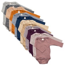 Lilano Baby Body Langarm Merino Wolle/Seide kbT, dick 210 g/m²