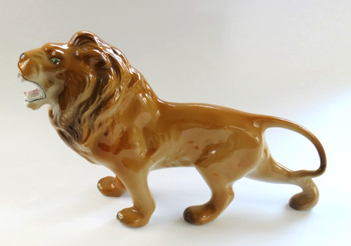 Löwe figur porzellan keramik - lÖwe,