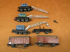 Märklin H0 3x Kranwagen + 2x