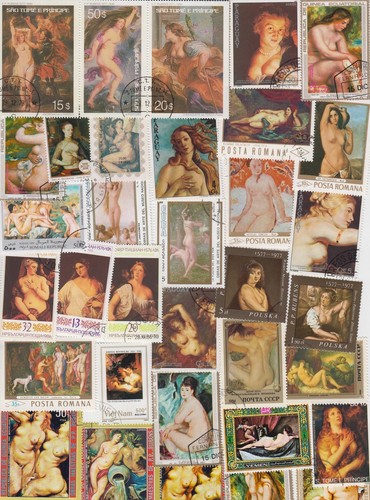 100 verschiedene briefmarken - 100,