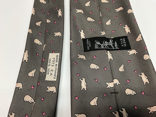 Hermes krawatte 7973 grau - hermes, ea,