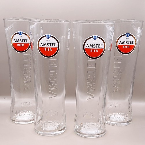 Amstel pint gläser lager - 4x,