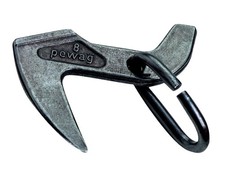 2 St.  Blochstreifhaken Einschlaghaken 8mm Rückehaken Rückekette Forstkette