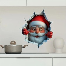 3D Weihnachts Wandaufkleber