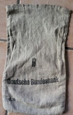 Geldsack ? Jutesack,Leinen,Geldgeschenk/Original Deutsche Bundesbank. B