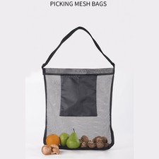 2 Stück Netz Erntebeutel mit