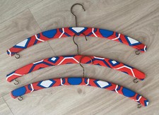 TOP Konvolut 2 Garderobenbügel Kleiderbügel Bügel 60er 70er Vintage mit Haken