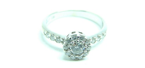 Brillant ring 585 weißgold - brillant,
