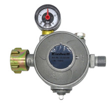 Einhell Innendruckregler Gas Druckregler für Gasofen Innenraum 50mbar Typ 424 DT