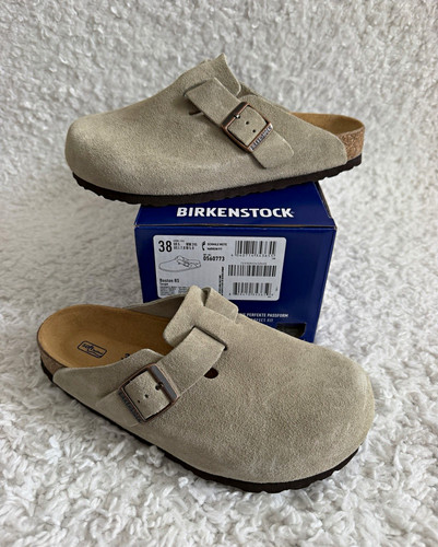 Birkenstock boston wildleder - boston,